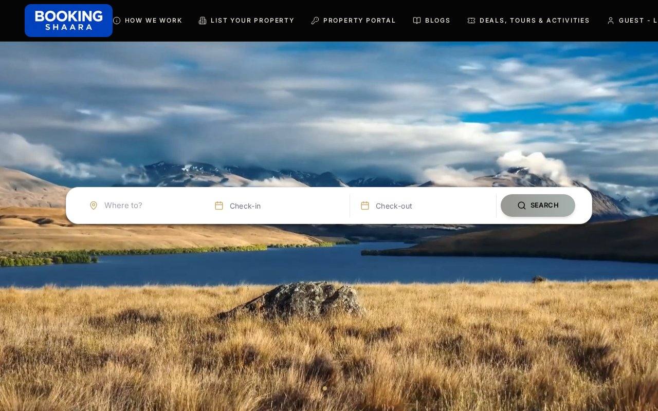 Search stays by destination and dates