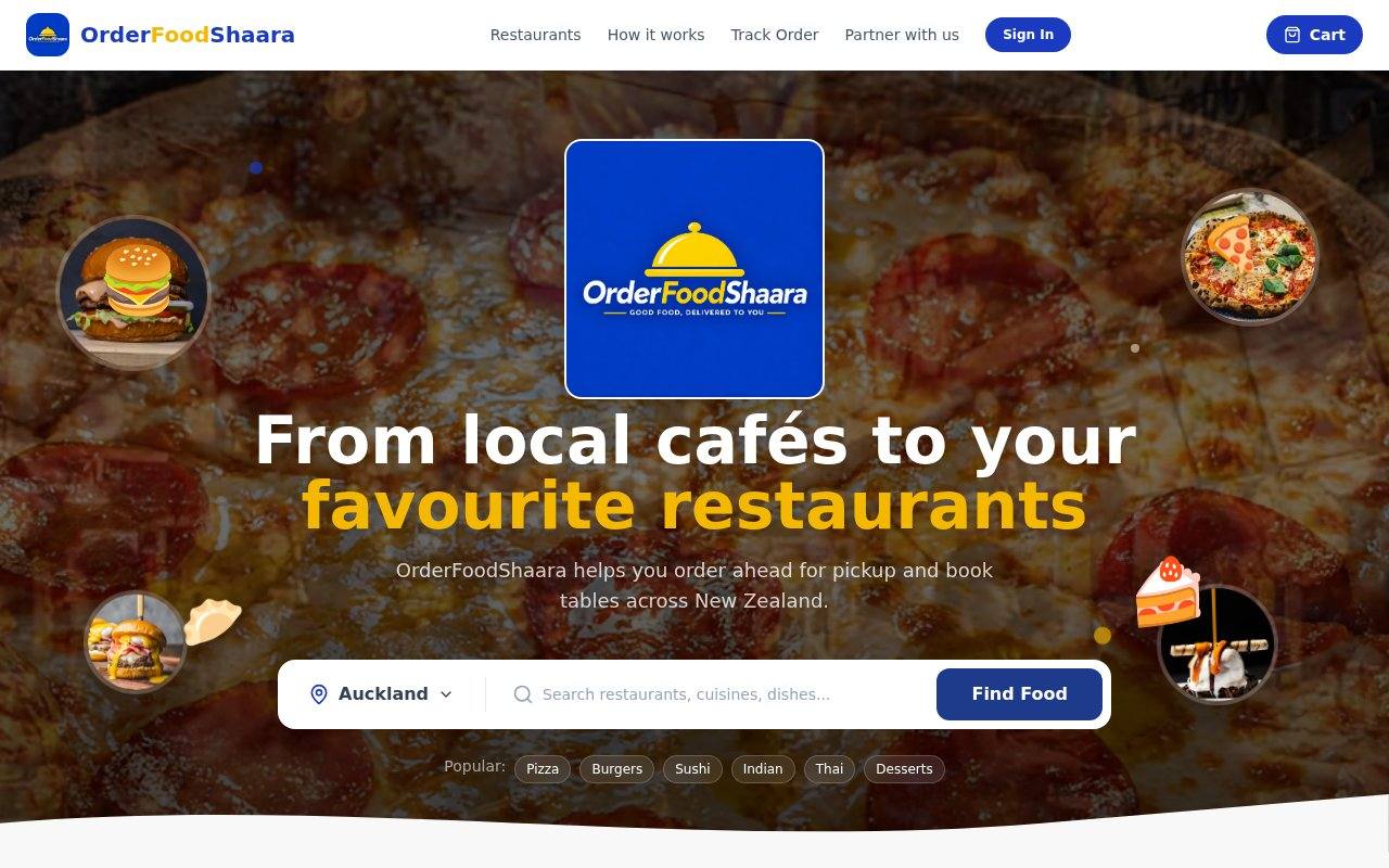 The marketplace: find restaurants and cafés near you